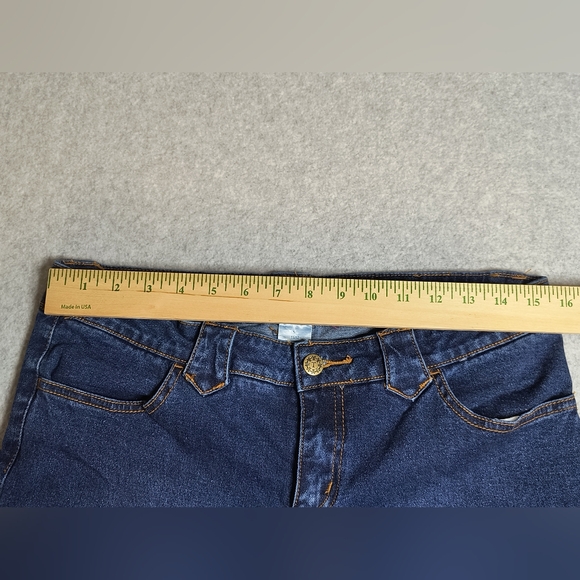 Thalia Sodi Jeans Women's Juniors Flare Blue Lace Up - Picture 7 of 11